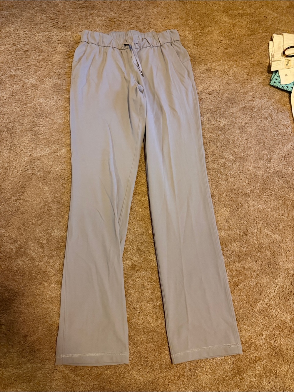 lululemon athletica Light Gray Boot-Cut Pull-On Pants